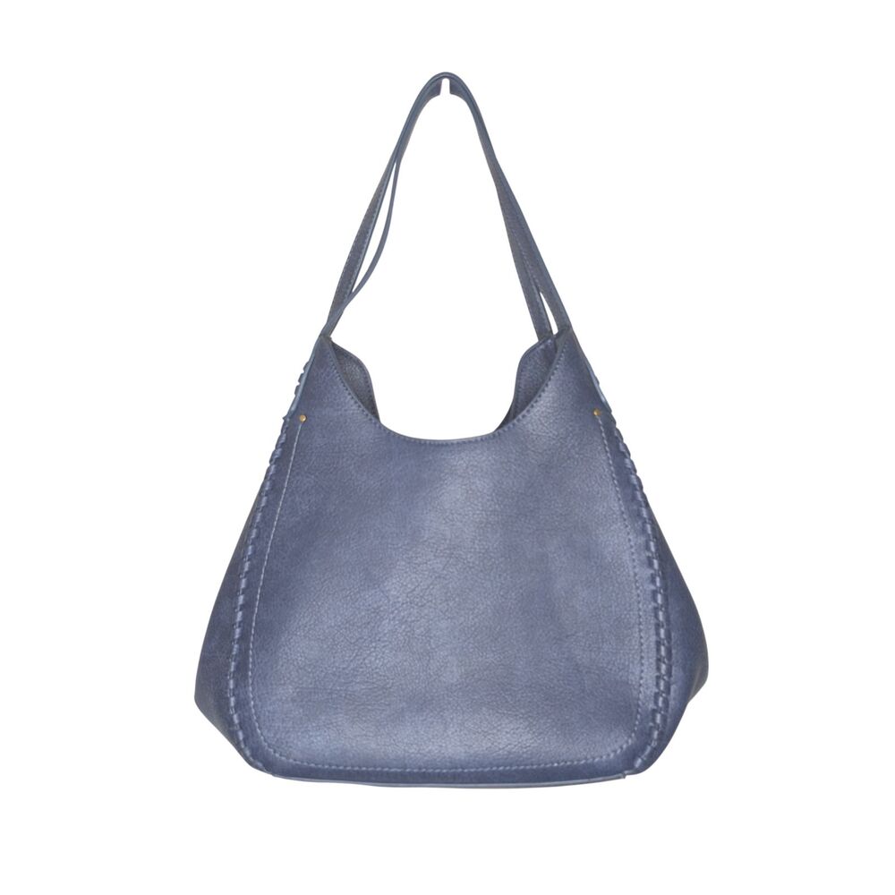 Style & Co. Navy Blue Leather Shoulder Bag